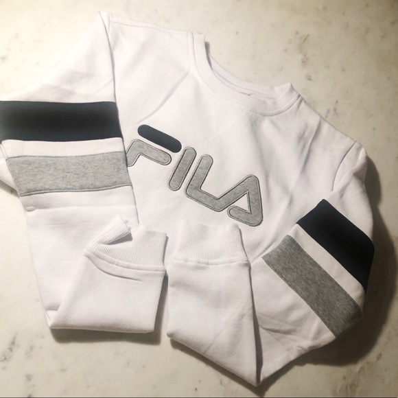 Fila Tops - NWT Fila women’s sweatshirt size small white